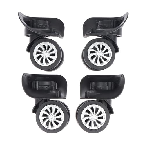 Luggage Wheels Replacement 8pcs Suitcase Universal 360 Degree Swivel Wheels Tools for DIY Repair