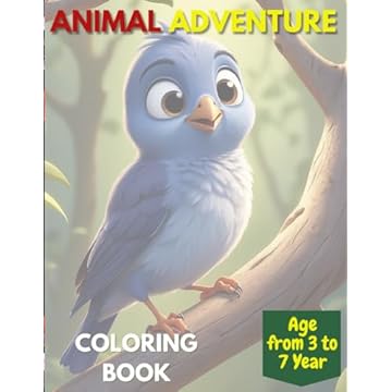 Capa do livro Animal Adventure: Coloring Book (Age from 3 to 7 Year)