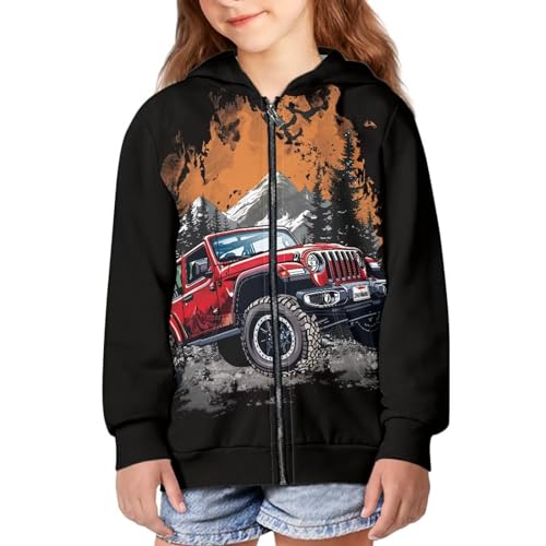 Image of Biyejit Kids Novelty 3D Graphic Printed Hooded Sweatshirt