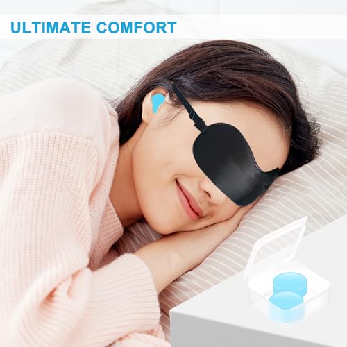 Image of Ear Plugs for Sleeping, 16 Moldable Noise Cancelling Silicone Earplugs for Swimming, Snoring, Sleep and Studying, Blue