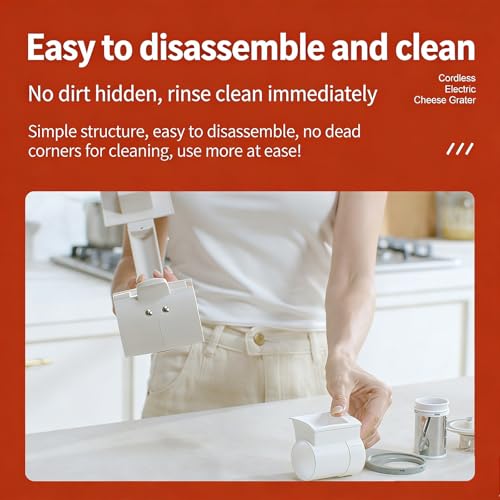 Rallador Eléctrico de Queso VitalisWorks Recargable miniatura 3