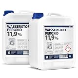 Wasserstoffperoxid 11,9% H2O2 10 l (2x5 l), Schimmel & Fugenreiniger