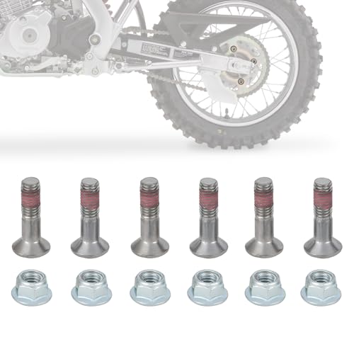 Sprocket Bolts Nuts Kit 6pcs M8 for CRF KLX YZ