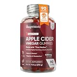 WeightWorld Apple Cider Vinegar Gummies 1000mg for Digestion, Metabolism, Detox & Cleanse | 45-Day...