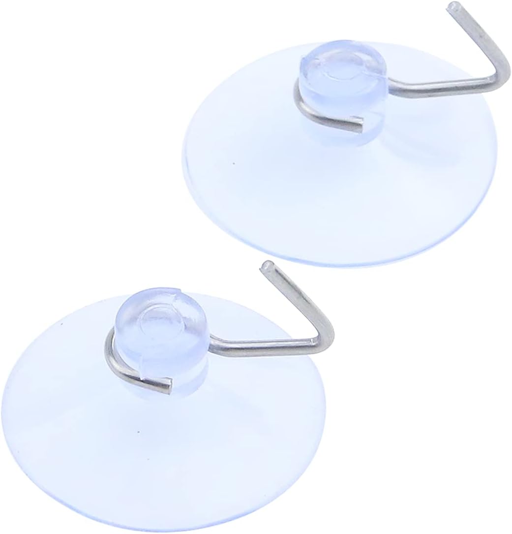 Flаѕh Dеаlѕ - 80% оƒƒ Antrader All Purpose PVC Suction Cup with Metal Hooks for Home Kitchen Bathroom Wall ,1-1/5-Inch Diameter, Pack of 50