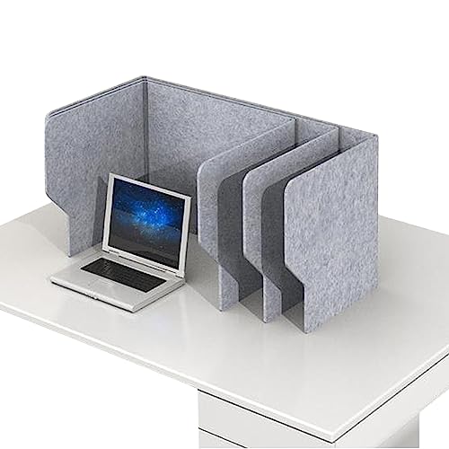 Panneau de séparation bureau feutre pliable pour concentration - 2