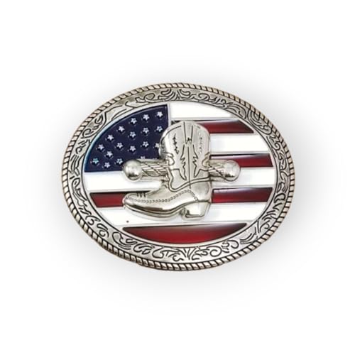 ! Cowboy Boots Metal Belt Buckle, Western Hebilla #115 (Make Your Own Design With Pictures)