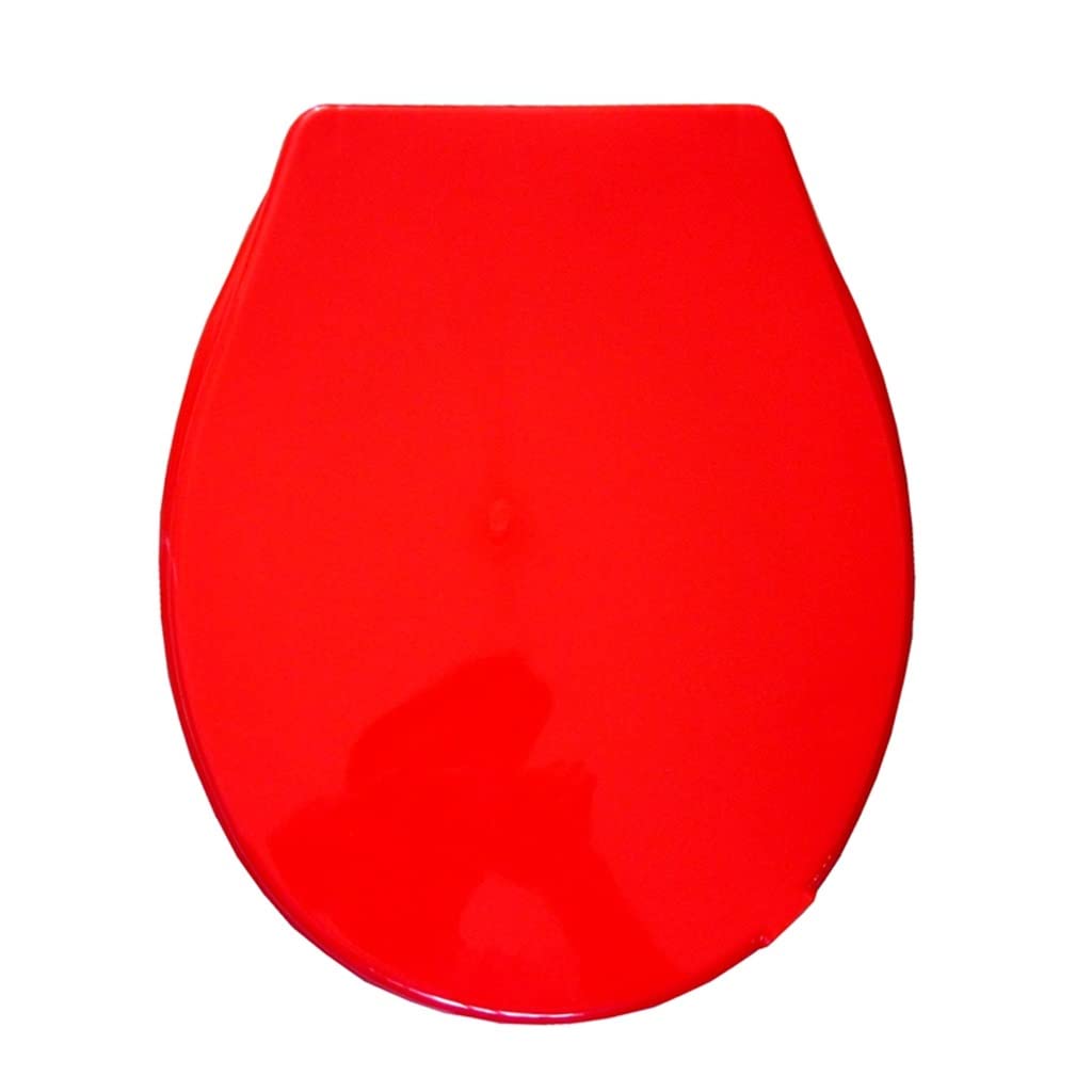 MOBYGKFY Toilet lid Cover Standard Closed Color Toilet Set Bathroom Plastic