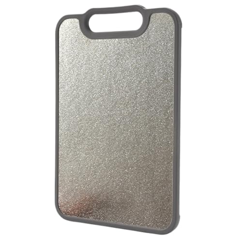 Tabla Cortar Titanio Puro – 39x26 cm Doble Cara Superficie, Utensilio Cocina | Tabla Segura Para Verduras Crudas Sushi Pastelería delis Carne Cocina Comercial