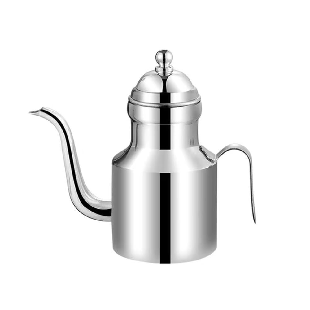 CTRLZS Stainless Steel Olive Oil Dispenser Bottle310ml Drip-Free Pouring for Salad and Kitchen Cooking