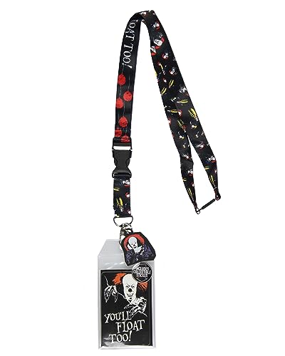 Pack cadeau IT Pennywise avec cordon porte-badge et autocollant Ça