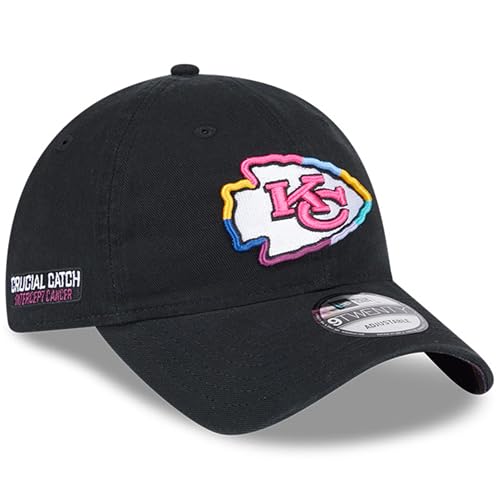 New Era 9Twenty Cap - Crucial Catch Kansas City Chiefs Black