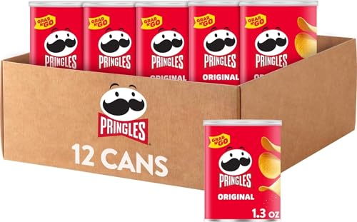 Pringles Potato Crisps Chips, Lunch Snacks...
