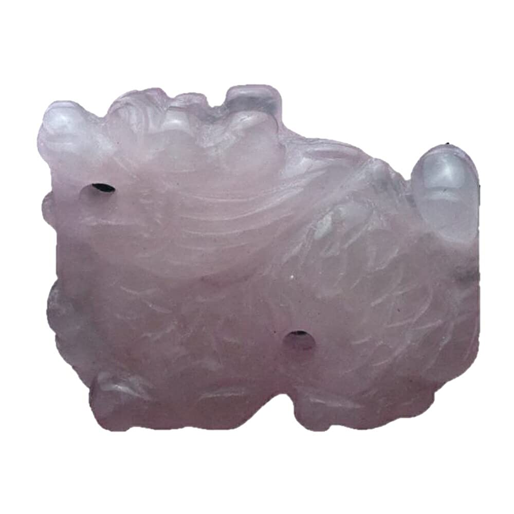 天然石 パワーストーン ローズクォーツ 龍 アロマストーン 浄化 風水 結界