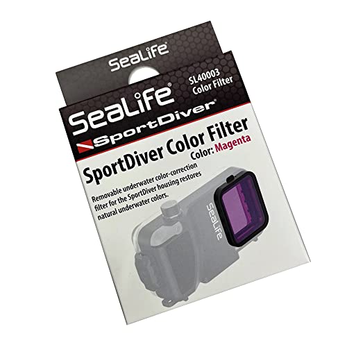 Sealife Sportdiver Removable Color-Correction Filter For Underwater Photo And Video, Magenta #TOP6