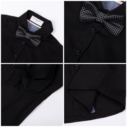 Image of Mud Kingdom Little Boys Dress Shirts Short Sleeve Cute Summer