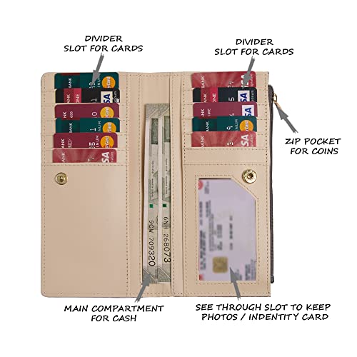 Lavie Women's Large 2 Fold Wallet | Ladies Purse Handbag 5 413pDa YkUL