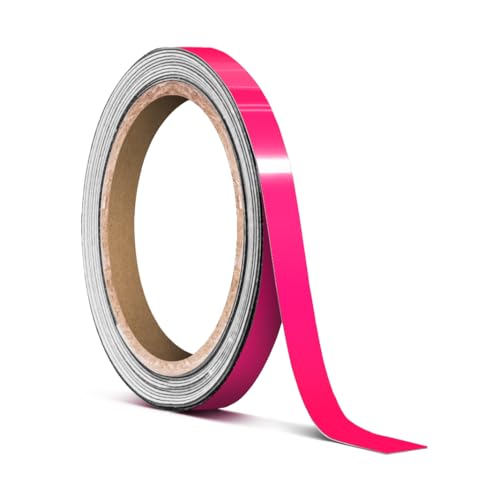 VViViD Vinyl Tape Pinstripe Pink Fluorescent Neon Gloss Adhesive Automotive Film (1/4