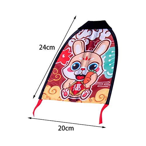 Ugplm Children's Thumb Ejection Kite, Mini Beach Kites For Kids Novelty Portable Kids Kite Launcher Kite For Adults Outdoor Game Activities Toys, Rabbit #TOP3