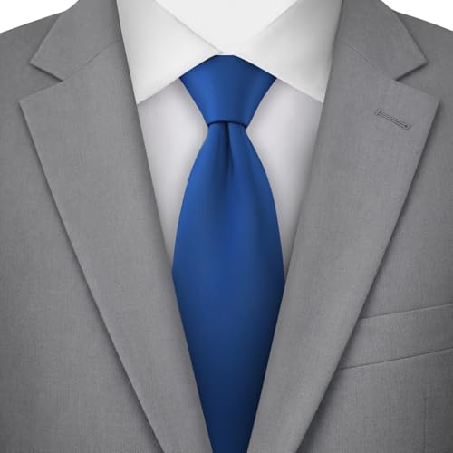 Image of Jacob Alexander Men's Extra Long Solid Color Tie