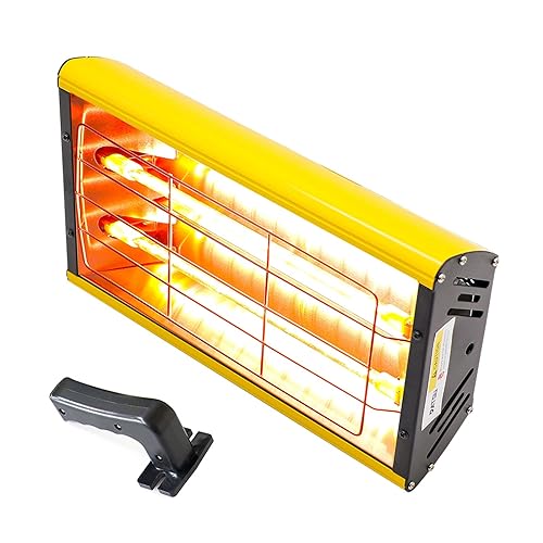 VXDEFP Lámpara De Curado De Pintura Infrarroja De 2000W For Secado, Secador De Pintura Caliente, Lámpara De Calefacción, Lámpara De Infrarrojos, Cabina De Pintura En Aerosol De Onda Corta