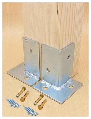 Support de poteau de clôture réglable pour un alignement parfait de vos barrières en bois