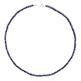 Die Spinell Linsen sind facettiert und ca. 3 mm groß. Die Kette ist auf Edelstahl aufgezogen. Die Länge der facettierten Spinell Kette ist ca. 45 cm.