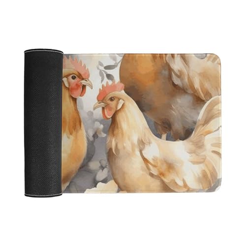 Tapis d'écriture imperméable et grand tapis de souris antidérapant