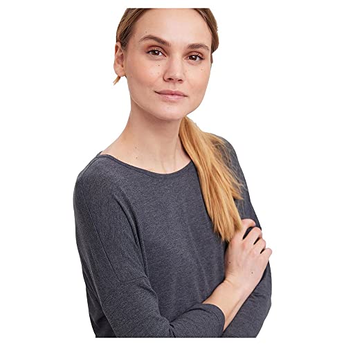 VERO Moda Damen Vmcarla 3/4 Top Ga Noos 3 4 T Shirt, Schwarz, S EU – Ansicht 5
