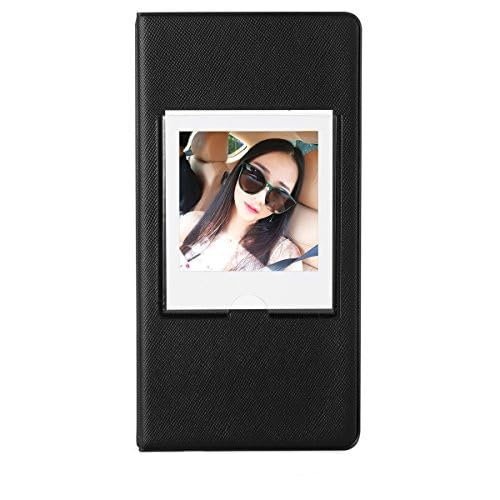 ZENKO 64 Pockets Album for Fuji Instant Square Film Photo SQ1 SQ6 SQ10 SQ20 SP-3 Square Instant Film Camera (Black)