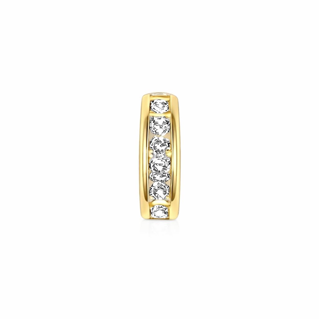 Pendientes Niña Plata de Ley 925 Rodiada con Circonitas Brillantes Salvatore Plata 7