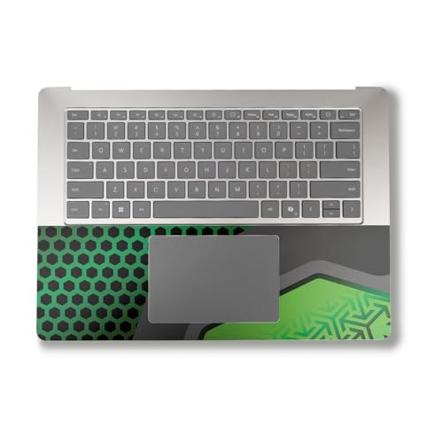 Image of Laptop Skin Compatible with Alienware M18 R2 (2024) - Hex Green - Premium 3M Vinyl Protective Wrap Decal Cover - Easy to Apply | Crafted in The USA by MightySkins