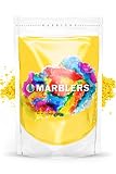 MARBLERS Cosmetic Grade Mica Powder [Lucid Yellow] 3oz (85g) | Pearlescent | Non-Toxic | Vegan | Cru