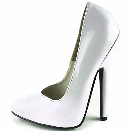 Ellie Shoes Women's 6 Inch Heel Fetish Pump (White;11)4