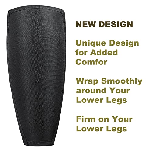 HUNTARMOR EVA Shin Guards Snake Gaiters: Semi Hard Protective EVA Resin Shell, Strong Protection for Lower Legs, Comfortable Men's Snake Proof Gaiters, Adjustable Size for Hunting Hiking Farm Working - Thumbnail 3