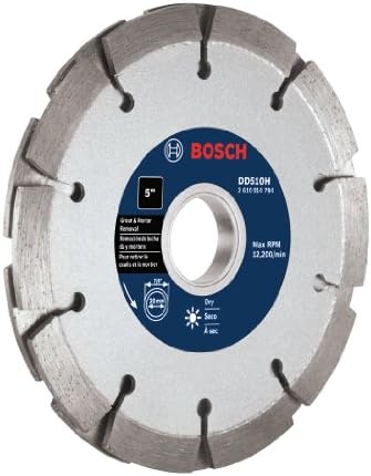 Bosch DD510H 5" Premium Sandwich Tuckpointing Diamond Blade, Grey