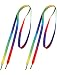 uxcell® 2 Pcs Colorful Nylon Sport Sneakers Flat Thick Shoe Laces 45.3" Length