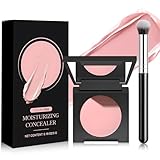 Under Eye Brightener, Concealer Augenringe, Augenringe Abdecken, Hohe Deckkraft, Sorgt für Sofortigen Glow, Inklusive Pinsel und Spiegel, 5g