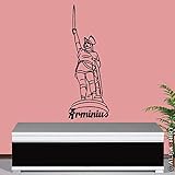 Hohe Lebensdauer Arminius Hermannsdenkmal Teuoburger Wald Germane Wandtattoo 45x127cm #6660