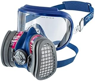 GVS SPR660 Elipse Integra Low Profile Mask with Goggle with Filters for Dust, Organic Gases and Vapors, M/L