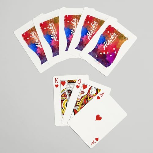 Baraja Fairbanks Alaska Acuarela 52 Cartas Poker miniatura 7