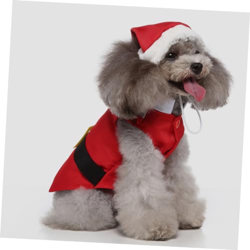Disfraz de perro gorro Navidad cálido y cómodo miniatura 3