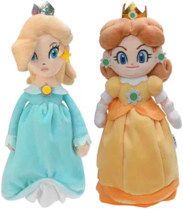 Amazon.com: HUAWELL Super Marry Princess Plush Toy Rosalina & Daisy Stuffed  Plush 8