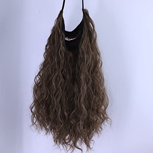 Cfalaicos Mens Long Wigs And Beard Cosplay Halloween Costume Wig Set Costume Accessory For Adults Heat Resistant Wig (Brown Mixed) #TOP5