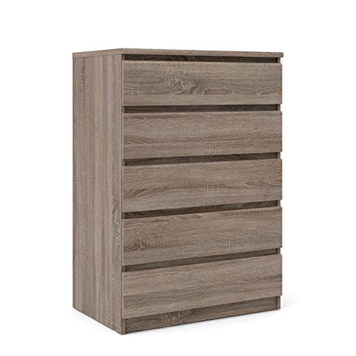 Home Square 2 Piece Bedroom Dresser Set With 5 Drawer Chest And 6 Drawer Double Dresser In Truffle #TOP1