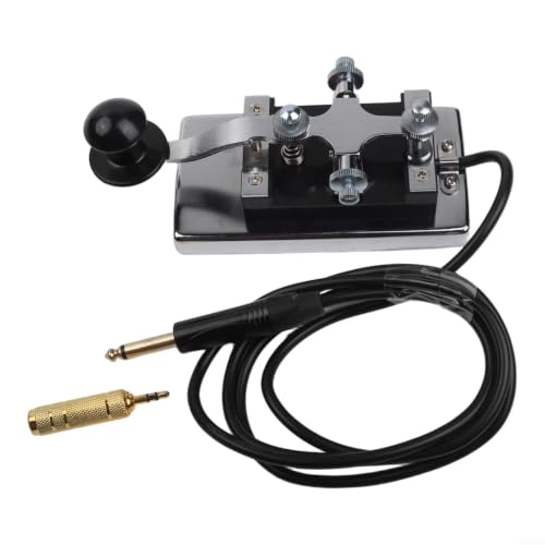 Telegrafía Morse CW con interruptor K4 de alta resistencia y salida jack de 6.5 mm