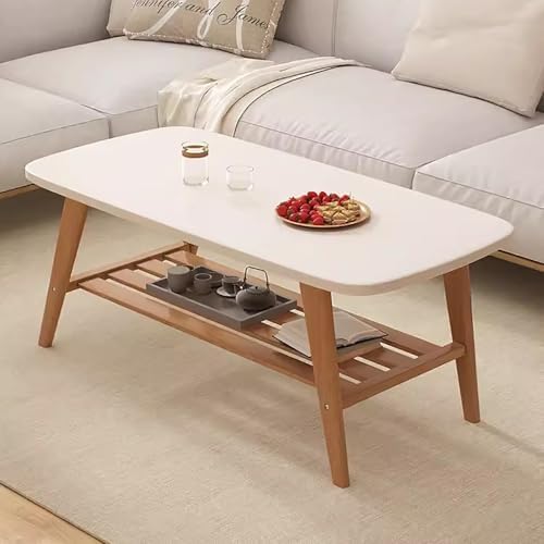 Table basse en bois facile à monter pour ranger votre salon