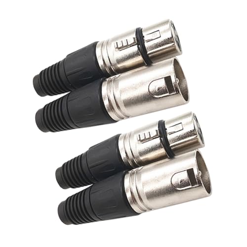 Mikinona conector XLR resistente a caídas en aleación de zinc para audio profesional