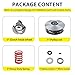 Orle Oko Golf Cart Secondary Driven Clutch Kit with Heavy Duty Spring for Yamaha Golf Cart G2 G8 G9 G11 G14 G16 G20 G21 G22 G28 1985-2007, Metal Surface Drive Clutch