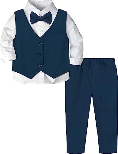 mintgreen Baby Anzug Junge, Kleinkind Taufe Outfit Gentleman Kleidungsset...